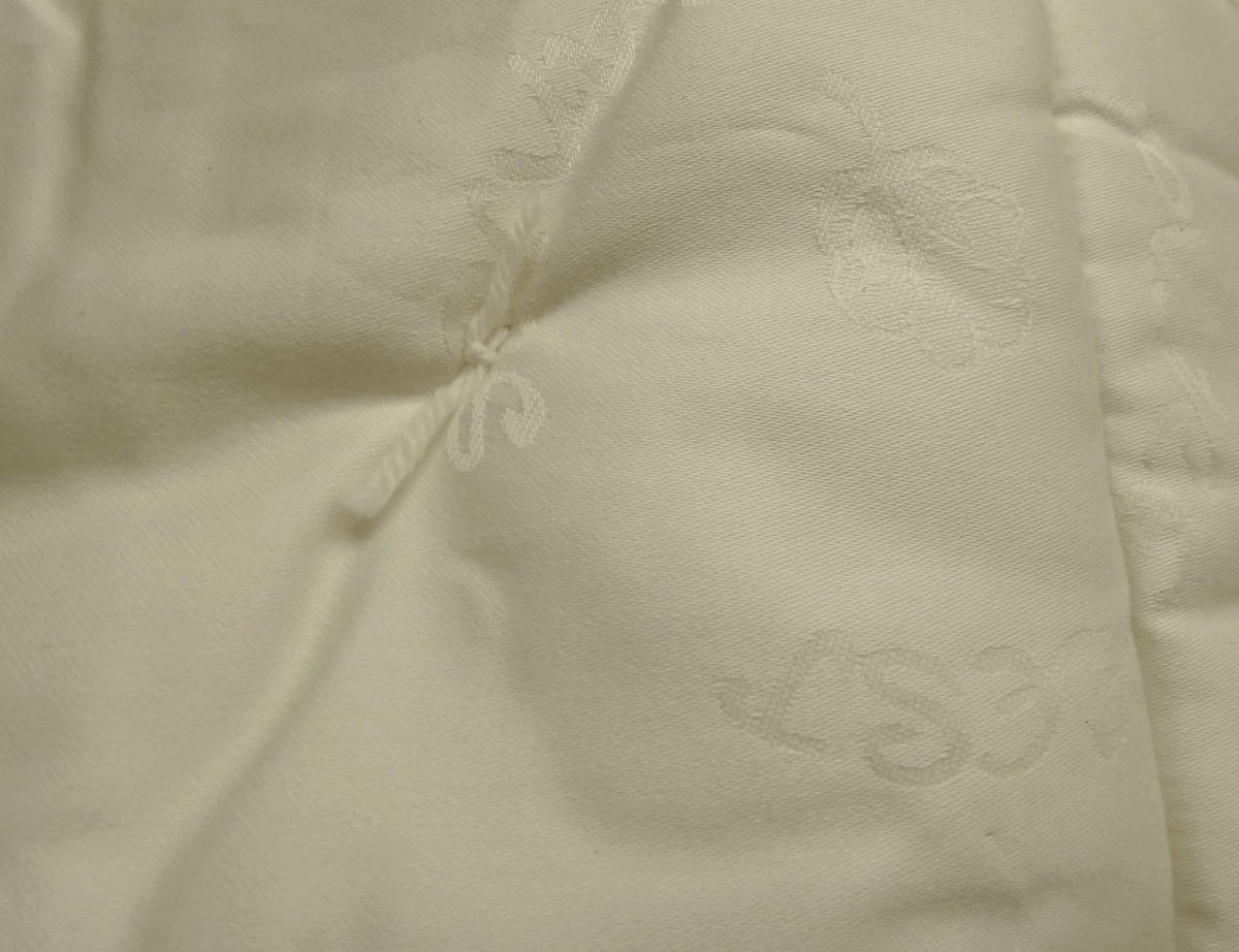Organic Crib Bedding - Crib Damask Ecowool Comforter Light fill 35 x 53"