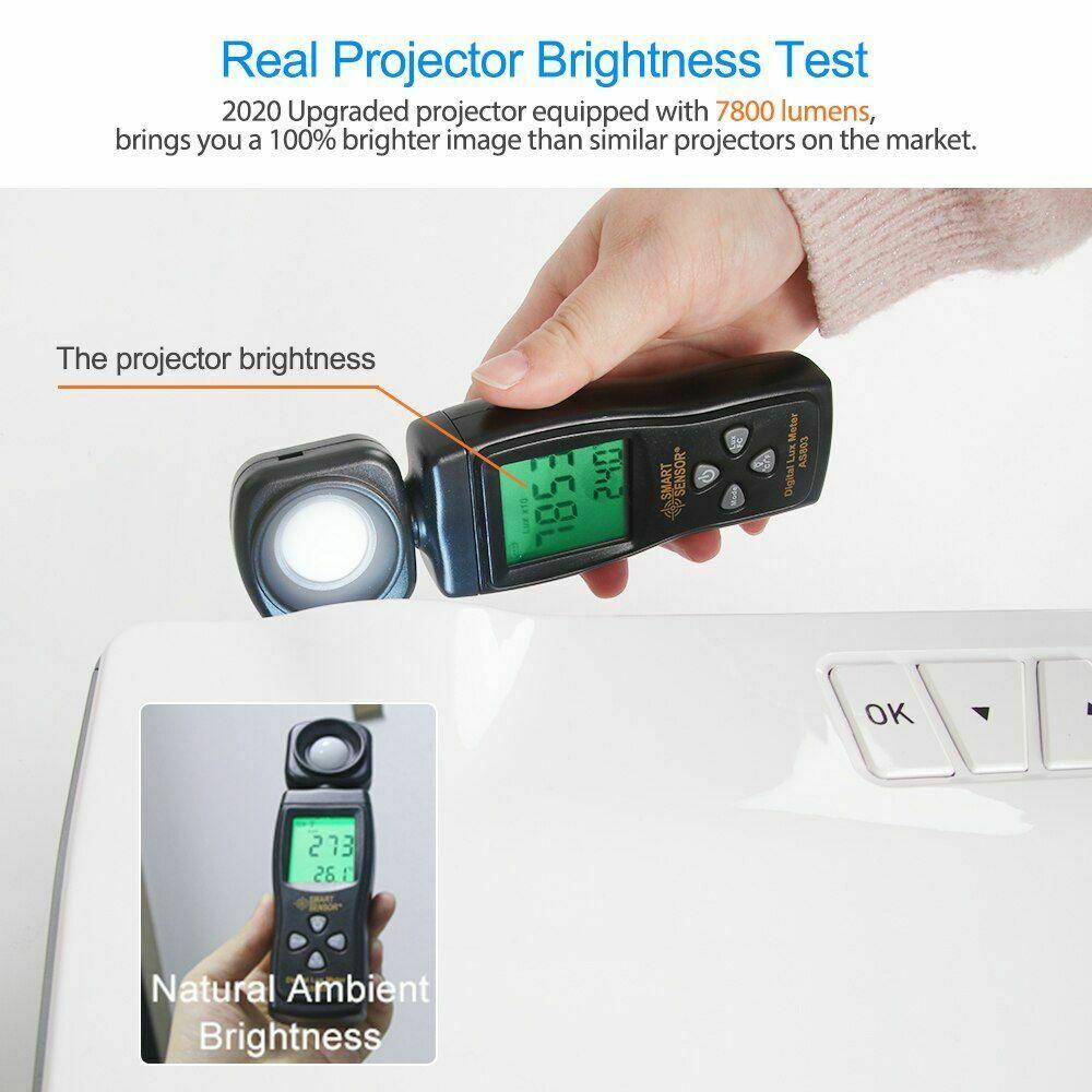 android wifi mini projector home theater entertainment video full hd beamer led