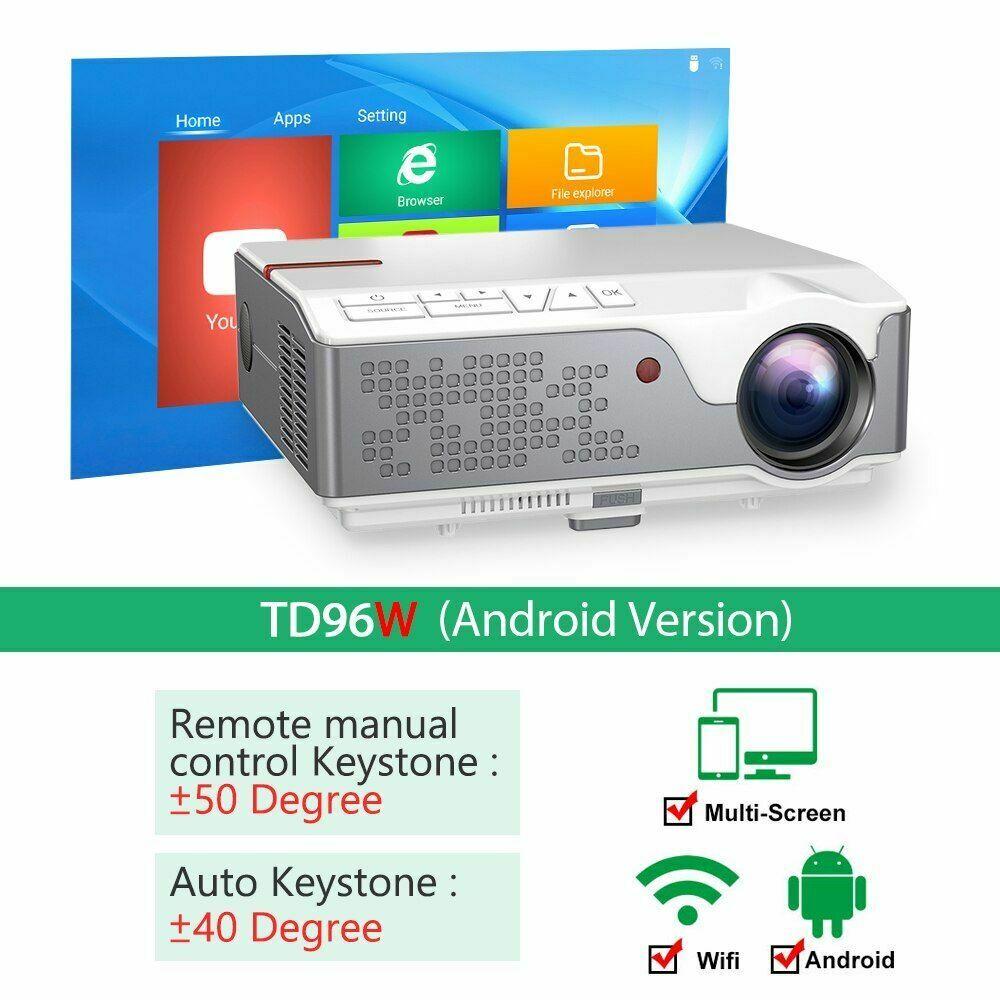 android wifi mini projector home theater entertainment video full hd beamer led
