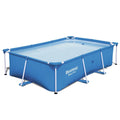 8.5t x 5.5ft x 24in Rectangular Above Ground Pool Frame with Filter Pump