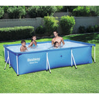 8.5t x 5.5ft x 24in Rectangular Above Ground Pool Frame with Filter Pump