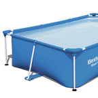 8.5t x 5.5ft x 24in Rectangular Above Ground Pool Frame with Filter Pump
