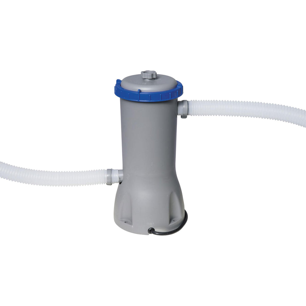 8.5t x 5.5ft x 24in Rectangular Above Ground Pool Frame with Filter Pump