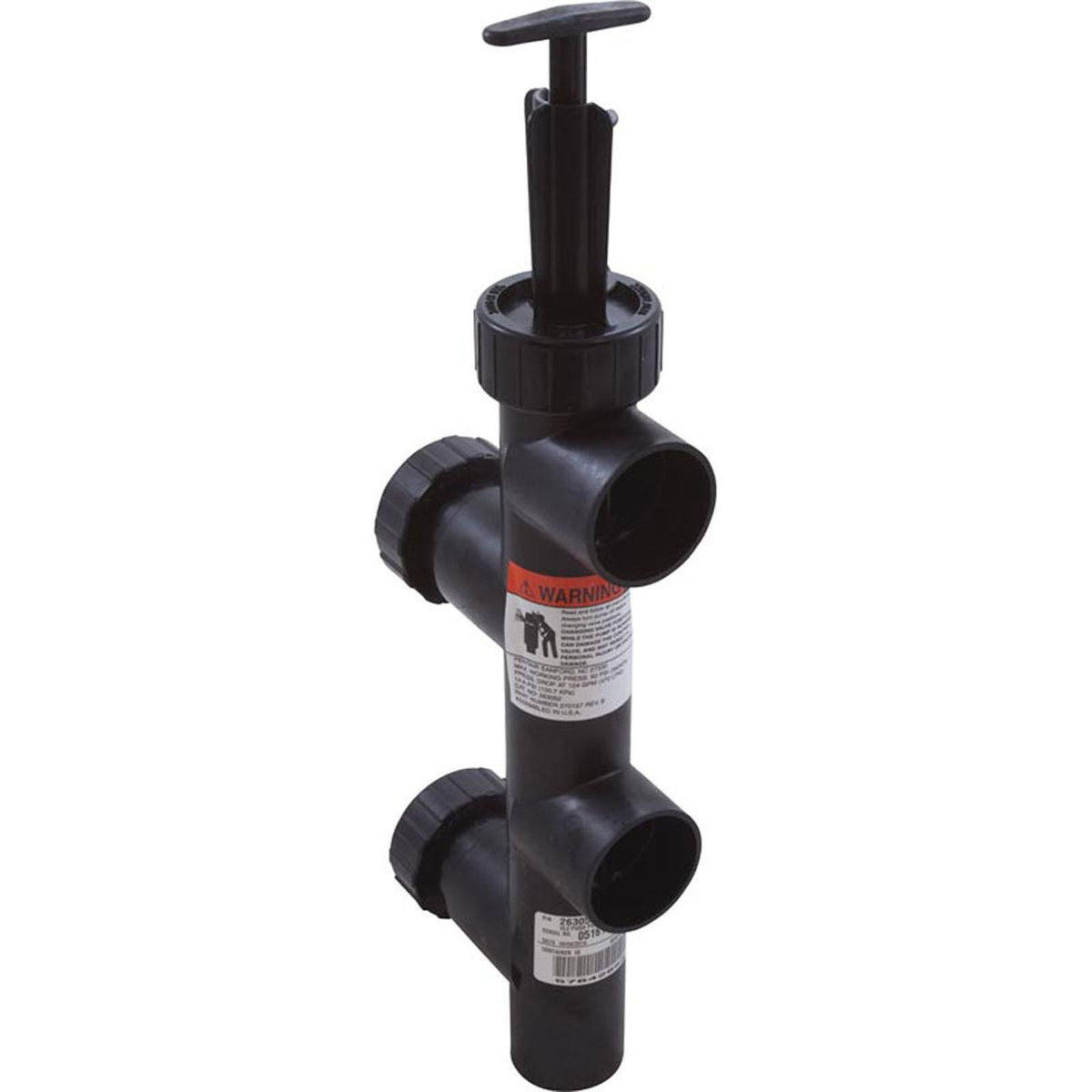 PENTAIR POOL PRODUCTS Push Pull Valve, Am Prod/Pent DE Filter, 8" w/Unions