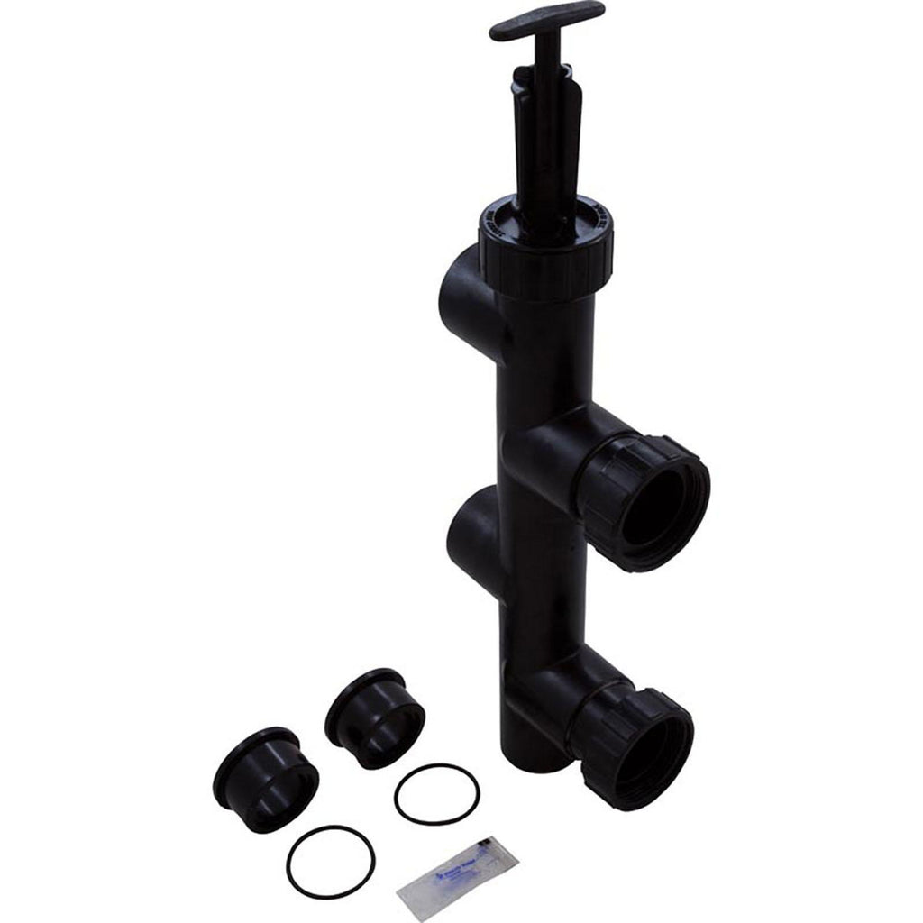 PENTAIR POOL PRODUCTS Push Pull Valve, Am Prod/Pent DE Filter, 8" w/Unions