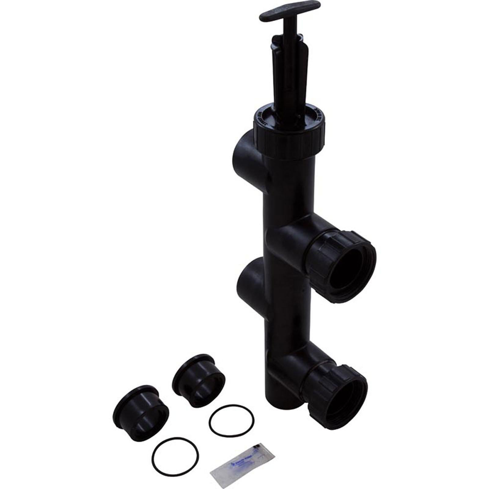 PENTAIR POOL PRODUCTS Push Pull Valve, Am Prod/Pent DE Filter, 8" w/Unions