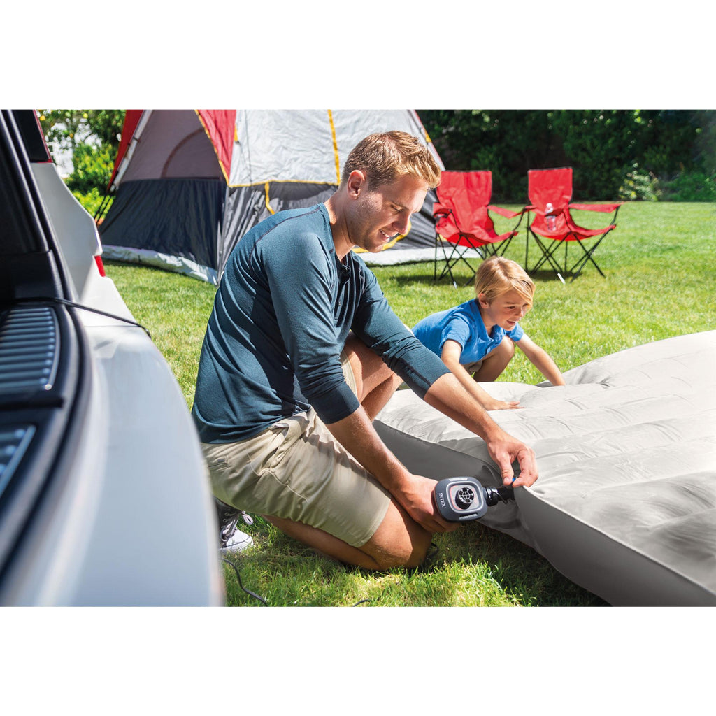 River Run 1 Person Floating Tube (4 Pack) and 12 Volt  Electric Air Pump