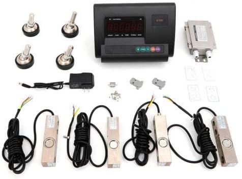 5000lb capacity livestock animal scale kit livestock weighing indicator digital weighing indicator for electronic platform scales farm animal scales for hogs, alpacas, lamb, sheep, pigs, donkey, calf