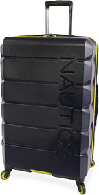 Lightview 3pc Hardside Luggage Set, Navy/Yellow