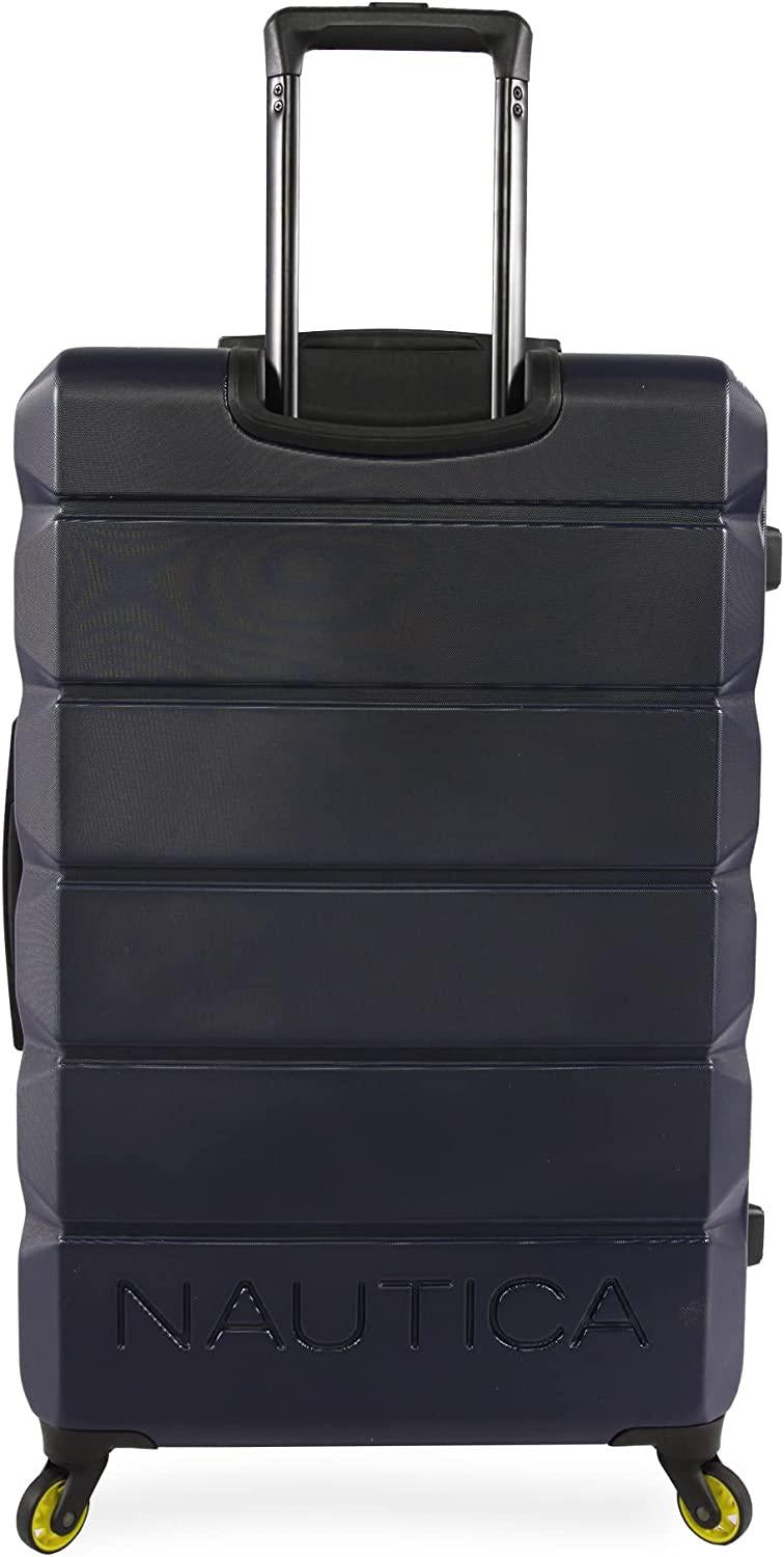 Lightview 3pc Hardside Luggage Set, Navy/Yellow