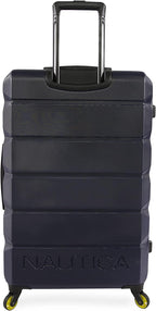 Lightview 3pc Hardside Luggage Set, Navy/Yellow