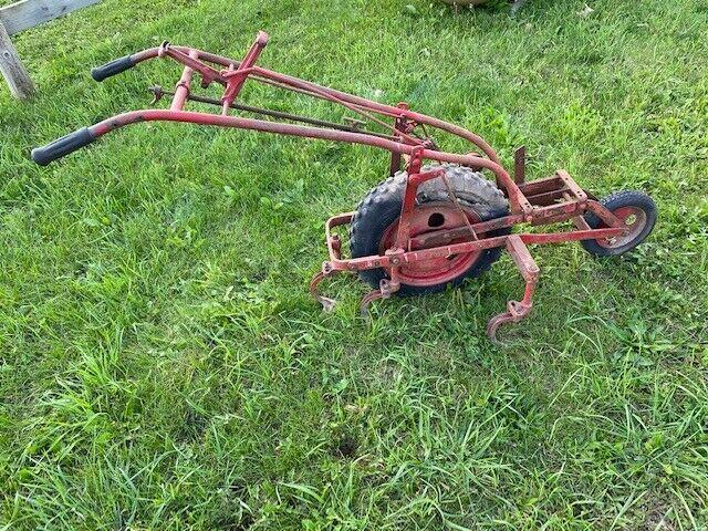 RARE Early 1940s Model A Culti-Cutter Walk Behind Tractor Cultivator