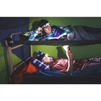 40 in. Green Bunkbable Beds with Bed Side Organizers (2-Pack)