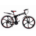 Outroad Mountain Bike 21 Speed 26in Folding Bike Double Disc Brake Bicycles