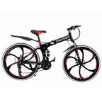 Outroad Mountain Bike 21 Speed 26in Folding Bike Double Disc Brake Bicycles