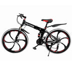 Outroad Mountain Bike 21 Speed 26in Folding Bike Double Disc Brake Bicycles