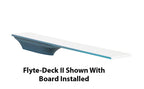 flyte-deck ii diving stand for 8 foot board-silver gray-with jig and hardware