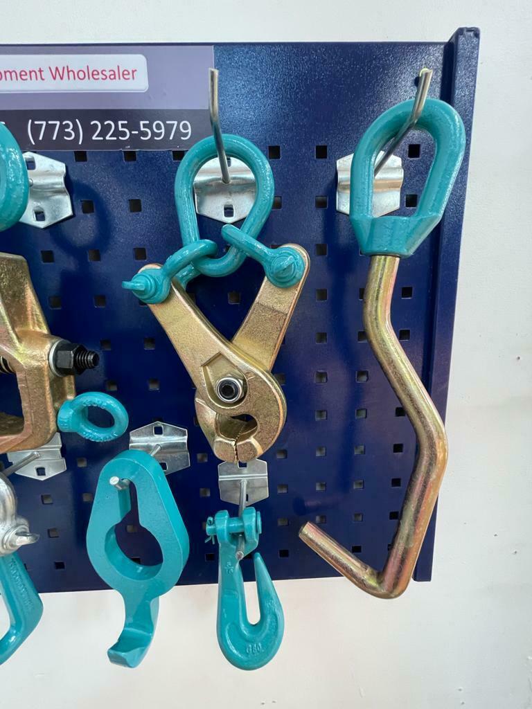 SET#70 - 16 PIECE HEAVY DUTY AUTO BODY FRAME MACHINE CLAMPS SET & PULLING TOOLS
