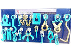 SET#70 - 16 PIECE HEAVY DUTY AUTO BODY FRAME MACHINE CLAMPS SET & PULLING TOOLS