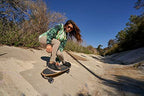 FLOW Surf Skates Swell 33" Surf Skateboard with Carving Truck Complete , Black