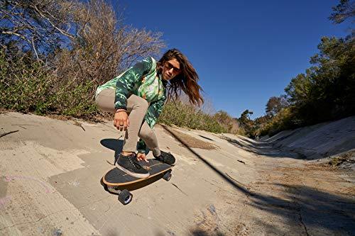 FLOW Surf Skates Swell 33" Surf Skateboard with Carving Truck Complete , Black