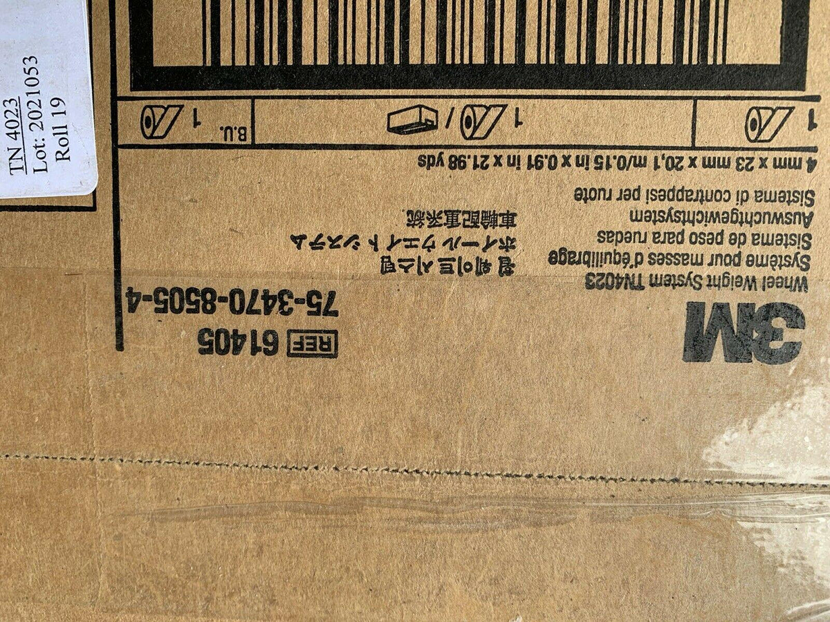 3M 61405 Wheel Weight Roll- in Box