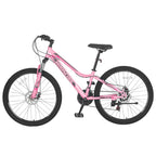 Lilypelle 20/24/26/27.5 Inch Boys Girls Mountain Bike with Low Step Through,21 Speed Aluminum Frame Mountain Bicycles Light Weight City Road bicycle for Men Women