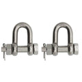 BoatTector  Steel Bolt-Type Chain Shackle - 7/8", 2-Pack