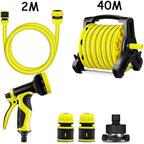 FHYTGBS Water Pipe Set Hose Spray Gun Garden Hose Nozzles High Pressure Water Gun 1/2" Water Pipe Watering Leakproof Water Hose (Color : Water Pipe+40m Suit)