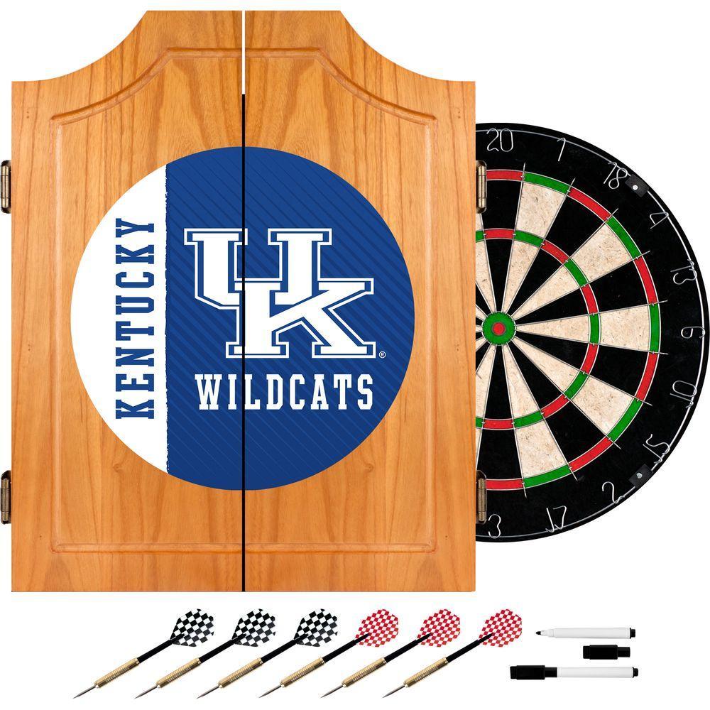 University of Kentucky Text 20.5 in. Wood Dart Cabinet Set