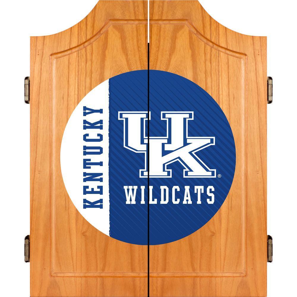 University of Kentucky Text 20.5 in. Wood Dart Cabinet Set