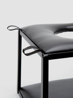 DOMINIX Deluxe Faux Leather Sex Position Enhancer Chair, Black