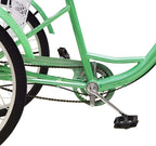 Adult Tricycle Single Speed,Three-Wheeled Cruise Trike with Front &amp; Rear Baskets for Recreation, Shopping, Picnics Exercise,Men's Women's Tricycles