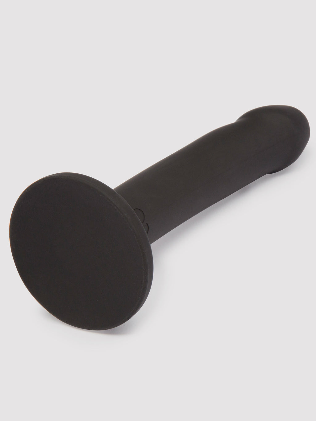Lovehoney Curved Silicone Suction Cup Dildo 5.5 Inch, Black