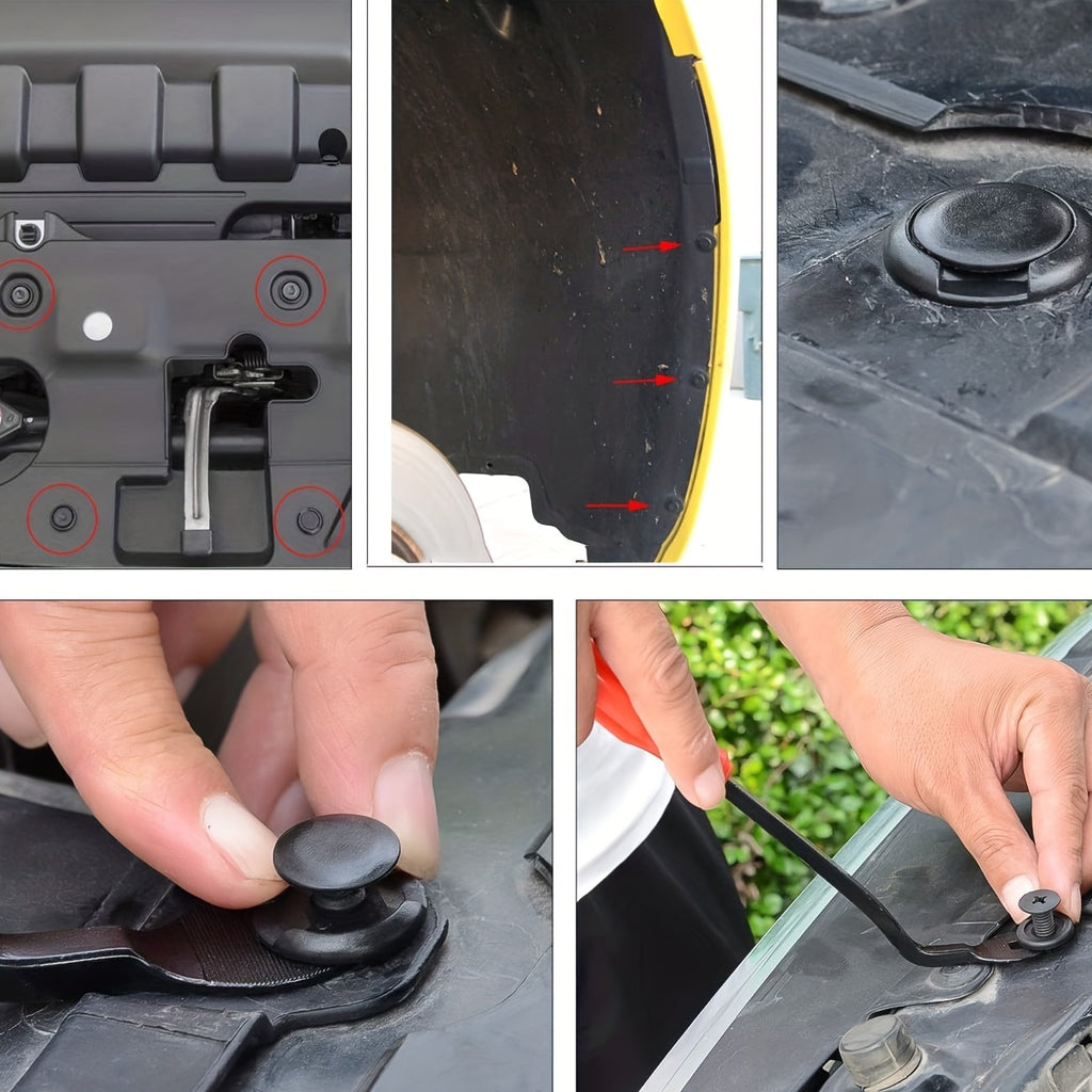 1pc/2pcs Car Fastener Removal Tool Trim Dash Removal Rivet Clips Car Door Panel Installer Cover Car Trim Screwdriver