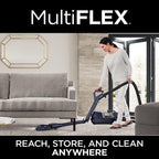 Shark CZ351 Pet Canister Vacuum, Bagless, Corded with Self-Cleaning Brushroll &amp; PowerFins, Navy &amp; Silver
