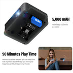 aun mini projector smart tv wifi portable home theater cinema battery sync phone
