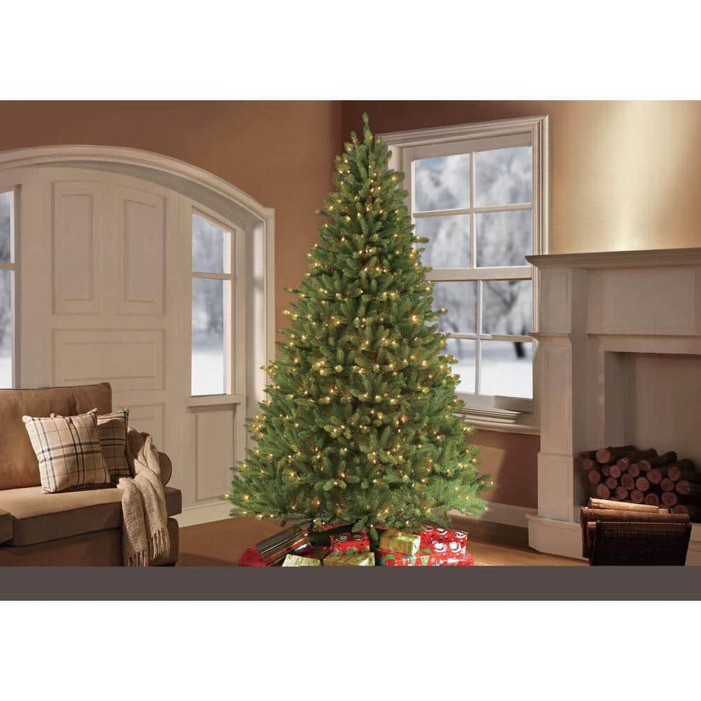 9 ft.Pre-Lit Fraser Fir Artificial Christmas Tree with 1000 Constant Clear Lights