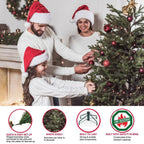 9 ft.Pre-Lit Fraser Fir Artificial Christmas Tree with 1000 Constant Clear Lights