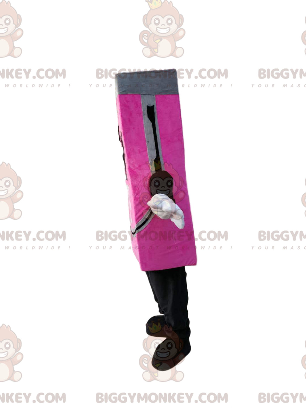 Fuchsia Automatic Machine BIGGYMONKEYMascot Costume with Screen