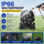 Robot Lawn Mower, Wire-Robotic Mower for 0.99 Acres, No Perimeter Wire, Auto-Mapping, RTK + AI 3D Vision Navigation, 300+ Object Avoidance, 57% Slope, IP66 Automatic Grass Cutter