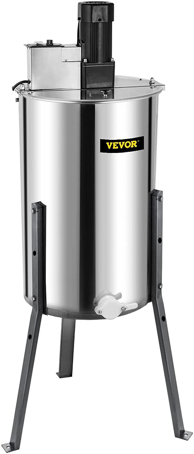 bestequip electric honey extractor 3 frame bee extractor stainless steel honey spinner with stand beekeeping equipment