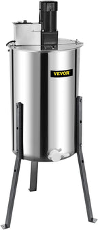 bestequip electric honey extractor separator 3 frame bee extractor stainless steel honeycomb spinner crank. beekeeping extraction apiary centrifuge equipment