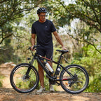 Ayner 26 In. Adult Electric Bike, 250W Brushless Motor, 36V/8Ah Removable Lithium-Ion Battery Fast Charge, Mountain Bicycle with Dual Disc Brakes, 21 Speed Gears, Black