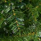 8 ft. Pre-Lit Dense PVC Christmas Tree Spruce Hinged with 880 LED Lights and Stand