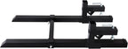 mophorn pallet forks 58.7" 4000 lbs max, clamp on tractor bucket forks with adjustable stabilizer bar, heavy duty front loader forks, fork attachment for skid steer,loader bucket