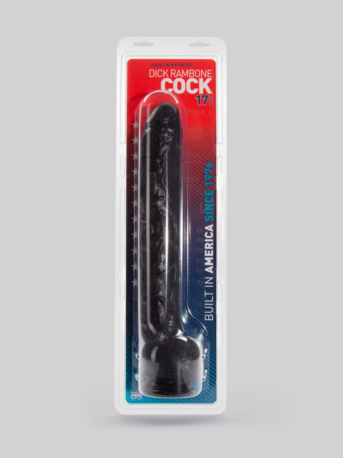 Doc Johnson Dick Rambone Black Cock 13.5 Inch, Black | Black