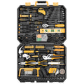 228 Piece Socket Wrench Auto Repair Tool Combination PackaMixed Tool Set Hand Tool Kit with Plastic Toolbox StoraCase