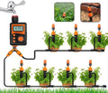 BBGS Drip Irrigation System, Sprinkler Plant Watering System with Timer Controller, Irrigation Kit for Outdoor Garden Green Flower Lawn (Color : Style 3)