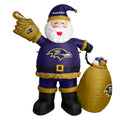7 ft. Baltimore Ravens Santa Inflatable